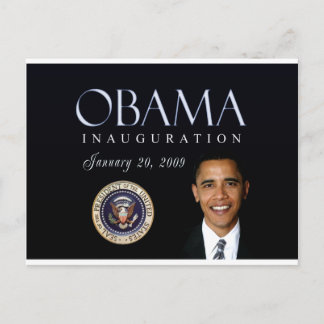 Postal Inauguración de Obama