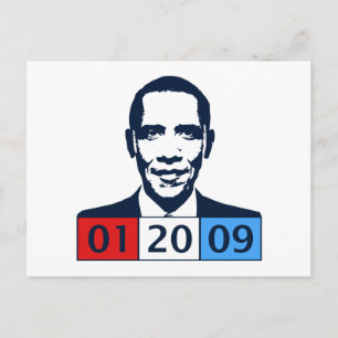 Postal Inauguración de Obama