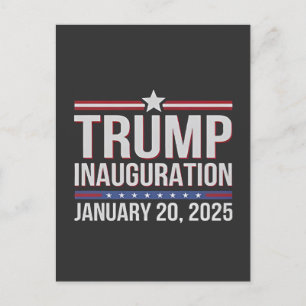 Postal Inauguración de Trump Día de enero de 2025 Preside