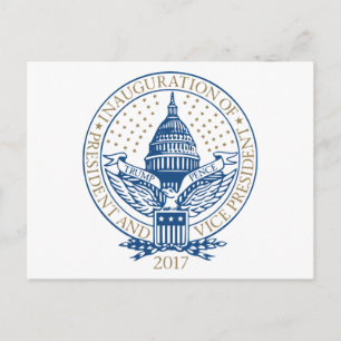 Postal Inauguración del logotipo inaugural del presidente