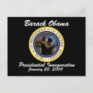 Postal Inauguración del presidente Obama