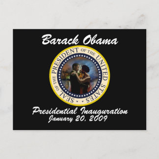 Postal Inauguración del presidente Obama