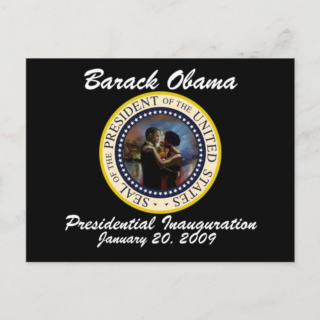 Postal Inauguración del presidente Obama (Anverso)