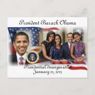 Postal Inauguración del PRESIDENTE OBAMA 2013