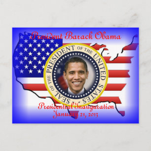 Postal Inauguración del PRESIDENTE OBAMA 2013
