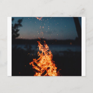 Postal incendio nocturno