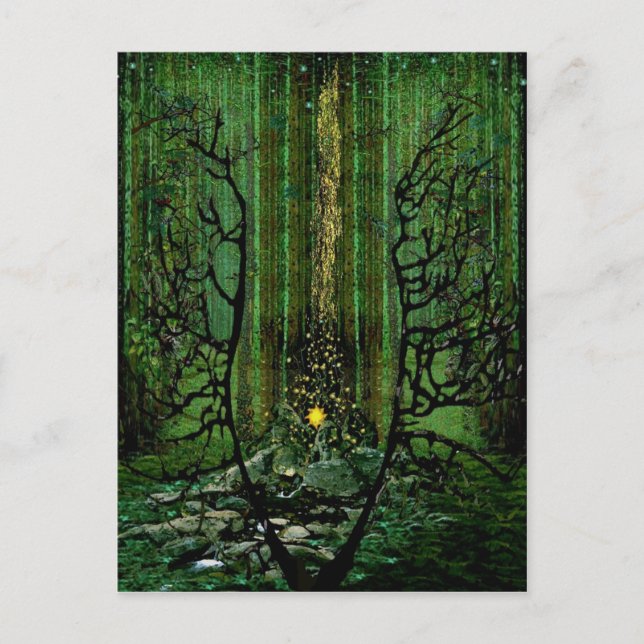 Postal Incendio: Oración por los bosques (Anverso)