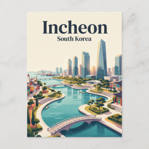 Postal Incheon Corea del Sur
