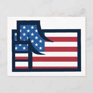 Postal Incidencia Patriótica Americana