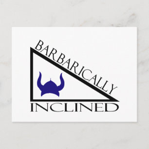 Postal Inclinado bárbaramente