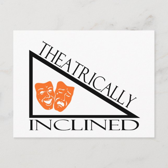 Postal Inclinado por el teatro (Anverso)