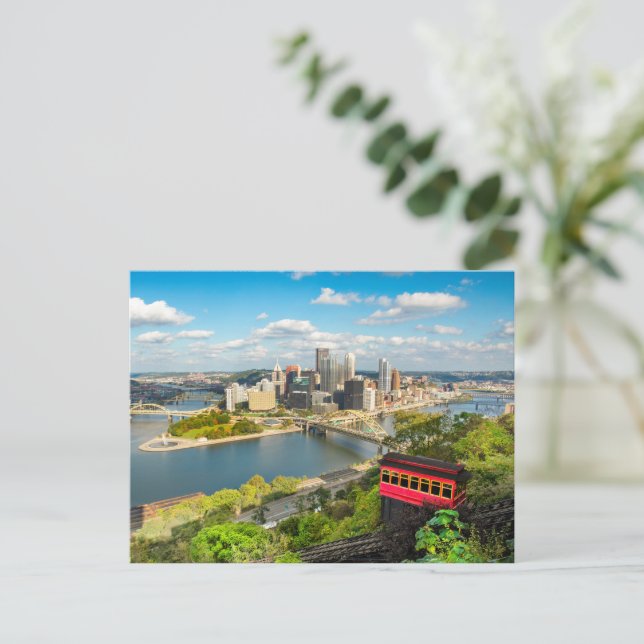 Postal Incline Pittsburgh Pennsylvania Duquesne (Anverso de pie)