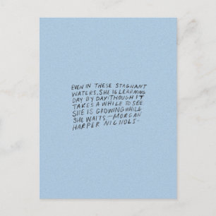 Postal Incluso en estas aguas estancadas