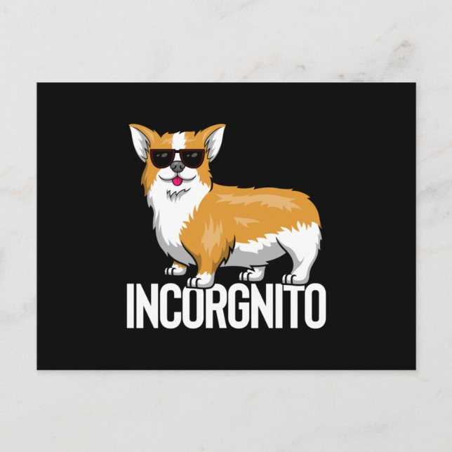 Postal Incognito Corgi (Anverso)