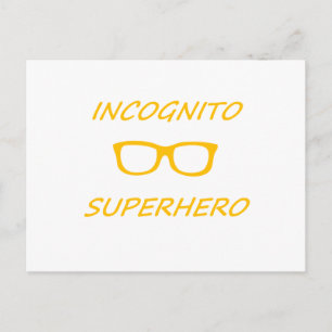 Postal Incognito Superhéroe 01O