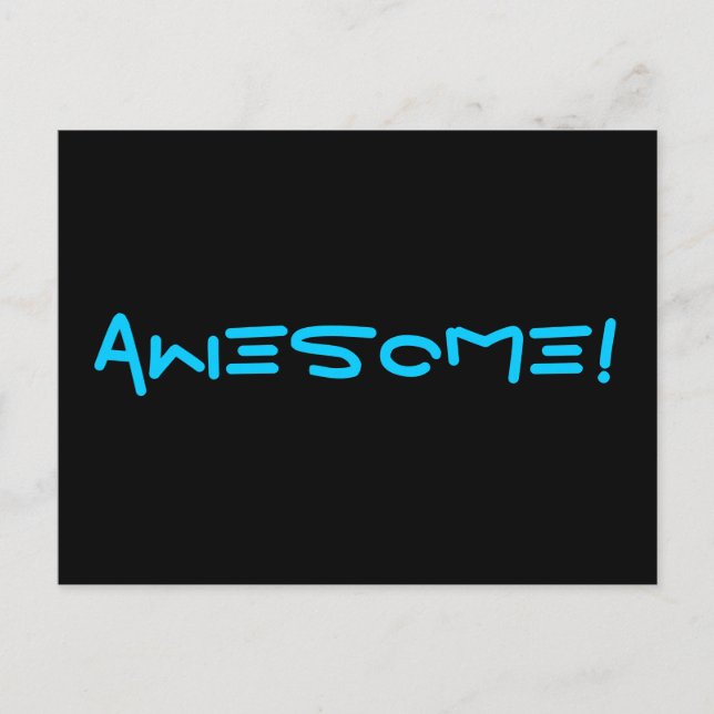 Postal ¡Increíble! (Anverso)