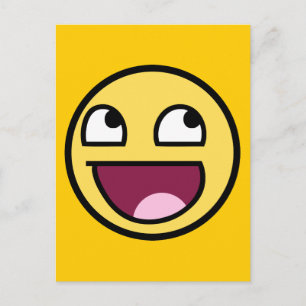 Postal increíble cara /b