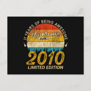 Postal Increíble Desde 2010 Edición Limitada Regalo de Cu