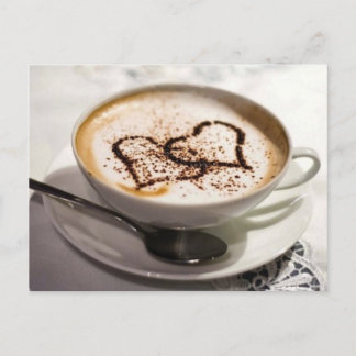 Postal Increíble foto de café