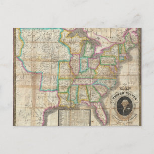 Postal Increíble Poster de la Antigüedad de Estados Unido