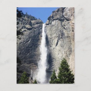 Postal Increíble vista de Yosemite cae a la postcarta