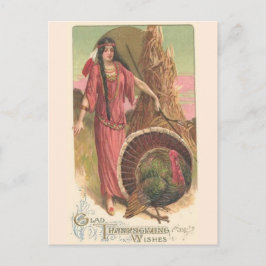 Postal Increíblemente bello arte nativo americano indio