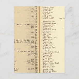 Postal Index New Rochelle