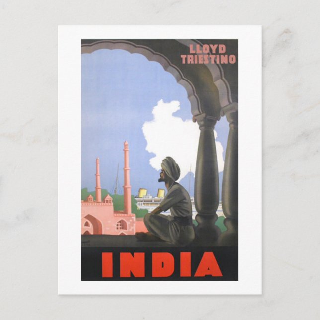 Postal India-1927 (Anverso)