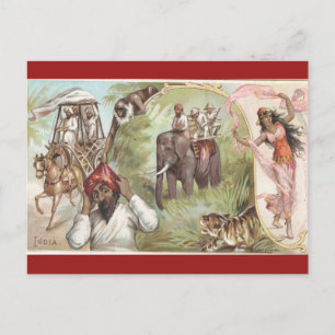 Postal India Antiguo