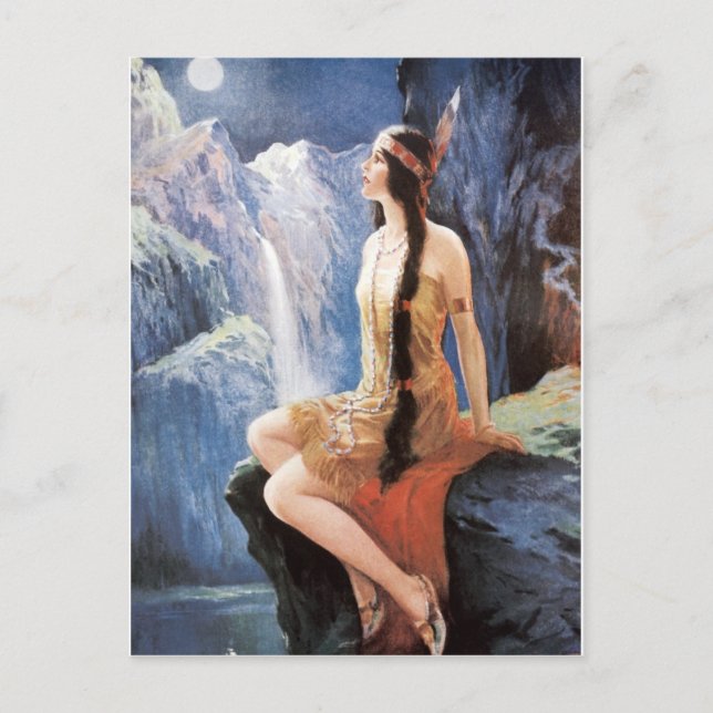 Postal india de los chicas del calendario de los (Anverso)