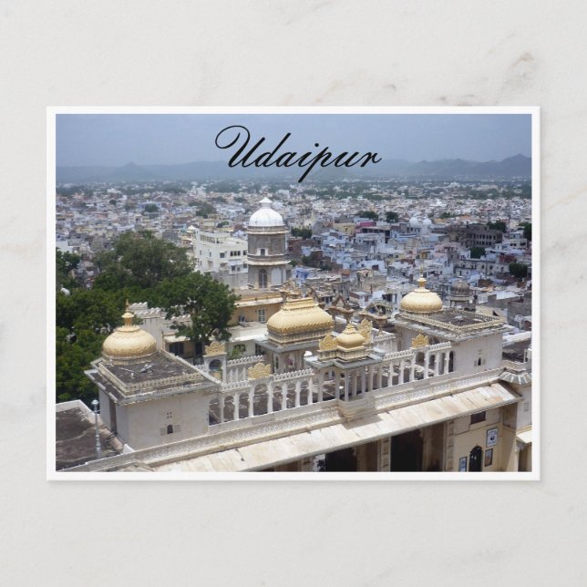 Postal india de udaipur (Anverso)