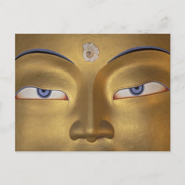 Postal India del Norte, Ladakh, Thikse gompa (Anverso)