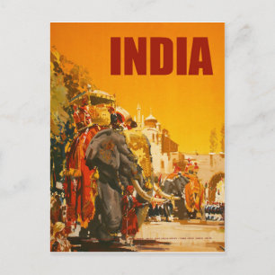Postal India, desfile de la ciudad del elefante indio