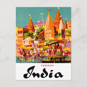 Postal India, edificios tradicionales en la ciudad de Var