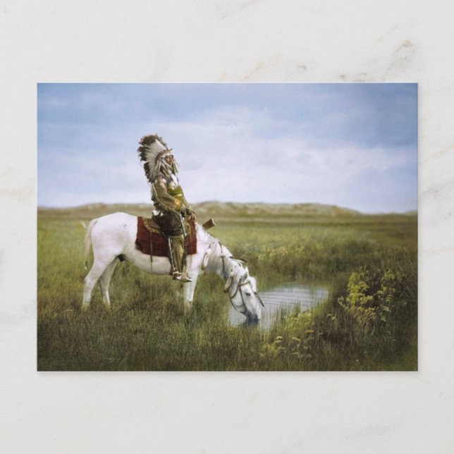 Postal india estadounidense (Anverso)