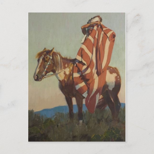 Postal india estadounidense (Anverso)