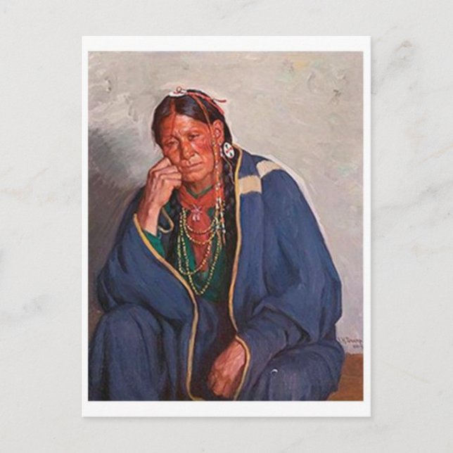 Postal india estadounidense (Anverso)