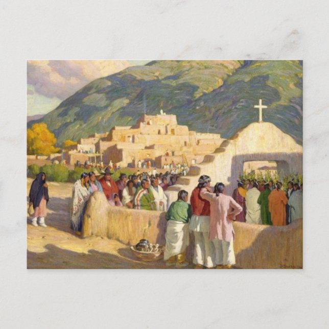 Postal india estadounidense (Anverso)