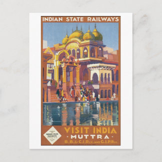 Postal India: Ferrocarriles estatales visitan India Muttr