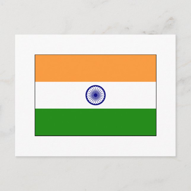 Postal India FLAG International (Anverso)