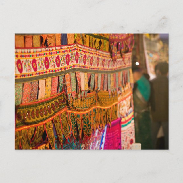 Postal INDIA, Goa, Baga: mercado vespertino del sábado (N (Anverso)