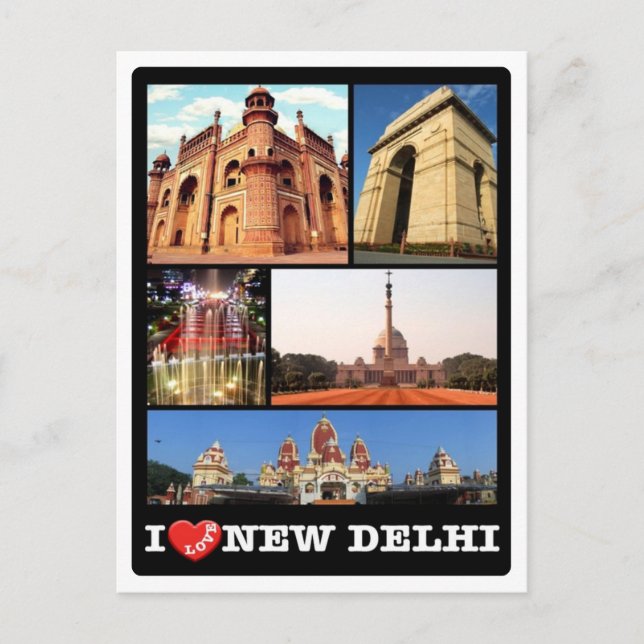 Postal India - Nueva Delhi - Amo - (Anverso)