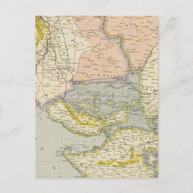 Postal India, Pakistán (Anverso)