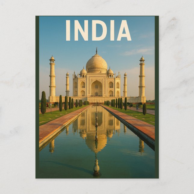 Postal India – The Majestic Taj Mahal (Anverso)