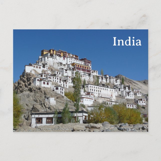 Postal India Turismo de Viaje Antiguo Add (Anverso)
