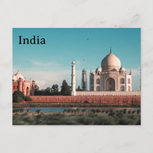 Postal India Turismo de Viaje Antiguo Agregado