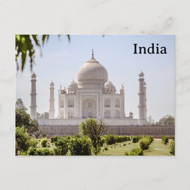 Postal India Turismo Viaje Antiguo Agregar (Anverso)