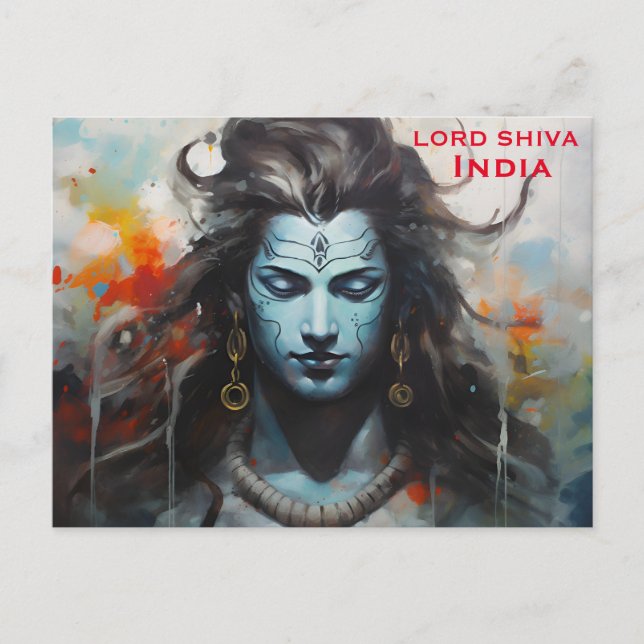 Postal India: Viaje de turismo de cosecha (Anverso)