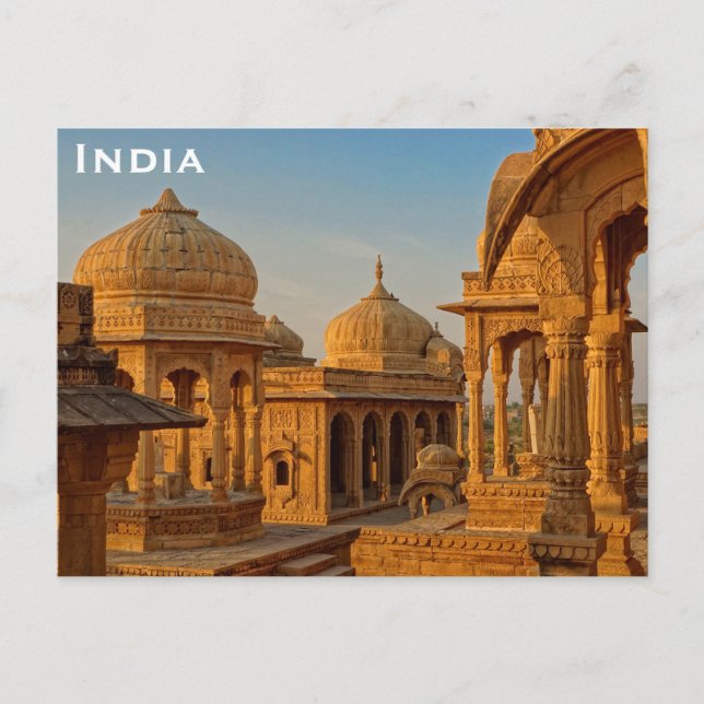 Postal India: Viaje de turismo de cosecha (Anverso)