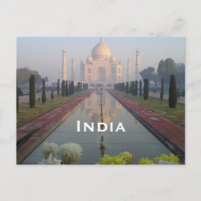 Postal India: Viaje de turismo de cosecha añada (Anverso)